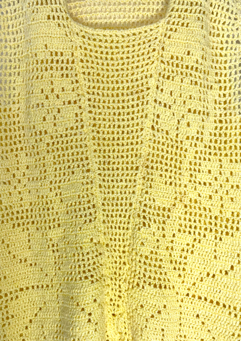 Vintage Crochet Top L