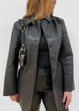 Vintage Faux Leather Jacket L