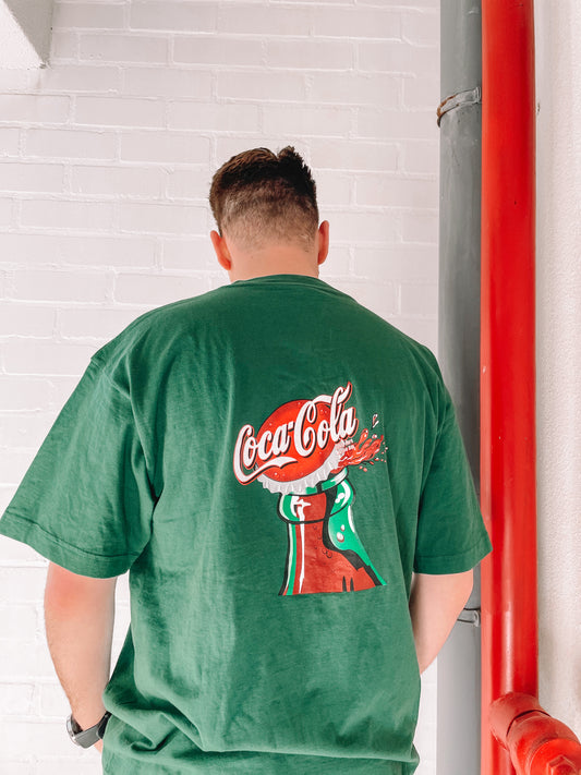 RARE 90s Coca Cola Beatles Shirt XL