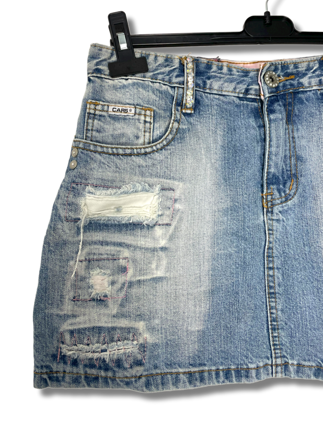 Y2K Cars Mini Skirt L