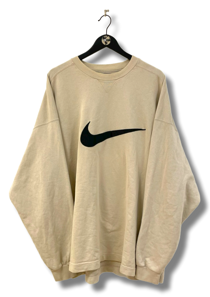 VINTAGE RARE NIKE BIG SWOOSH SWEATER XXL Thrift On Store