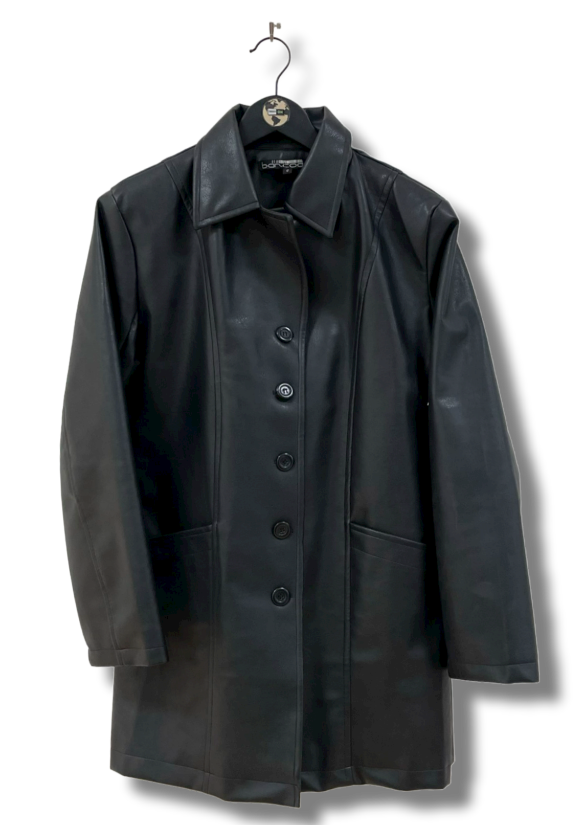 Vintage Faux Leather Jacket L