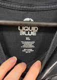Vintage Liquid Blue Shirt XL