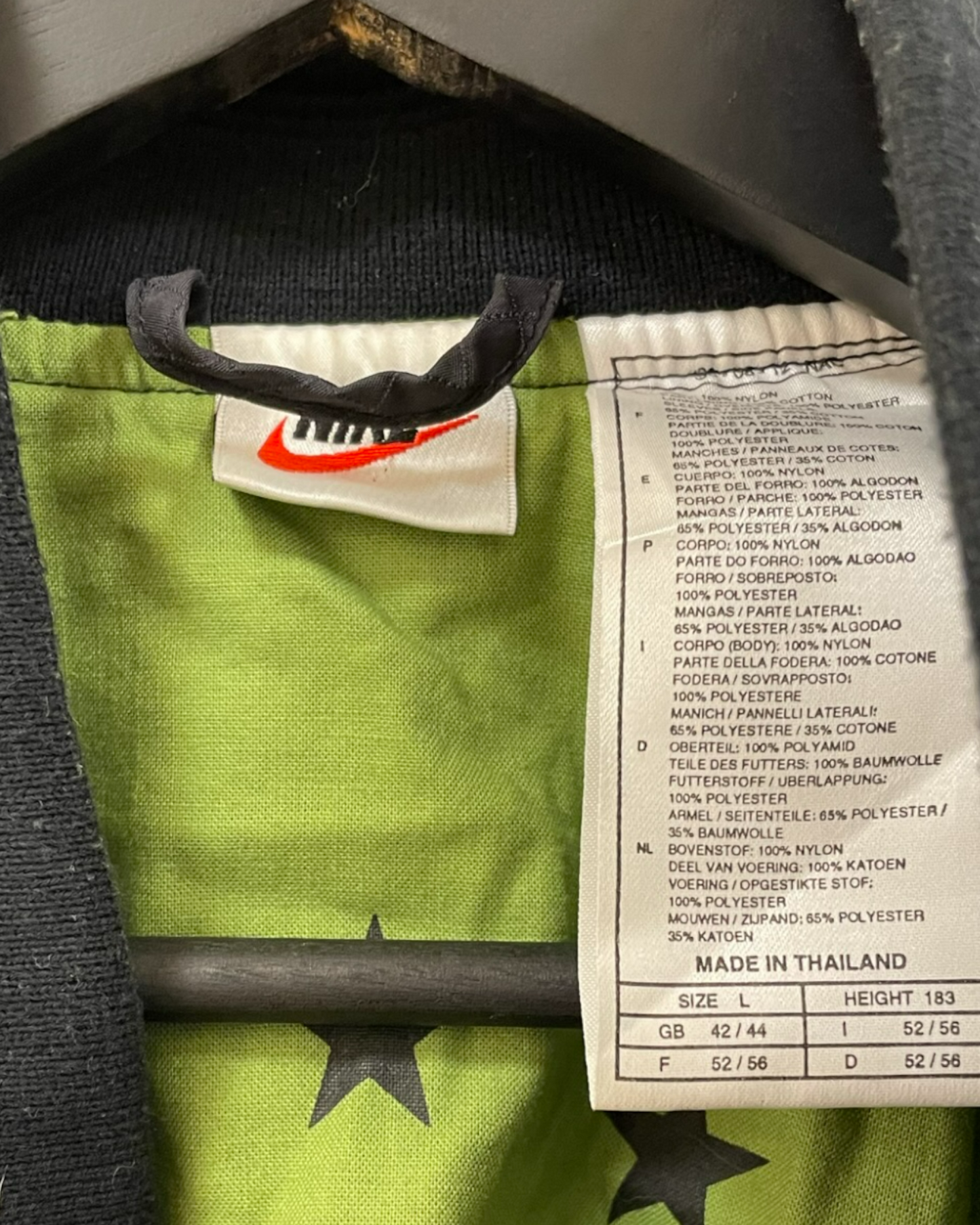 Vintage Nike USA 3D Swoosh jacket L