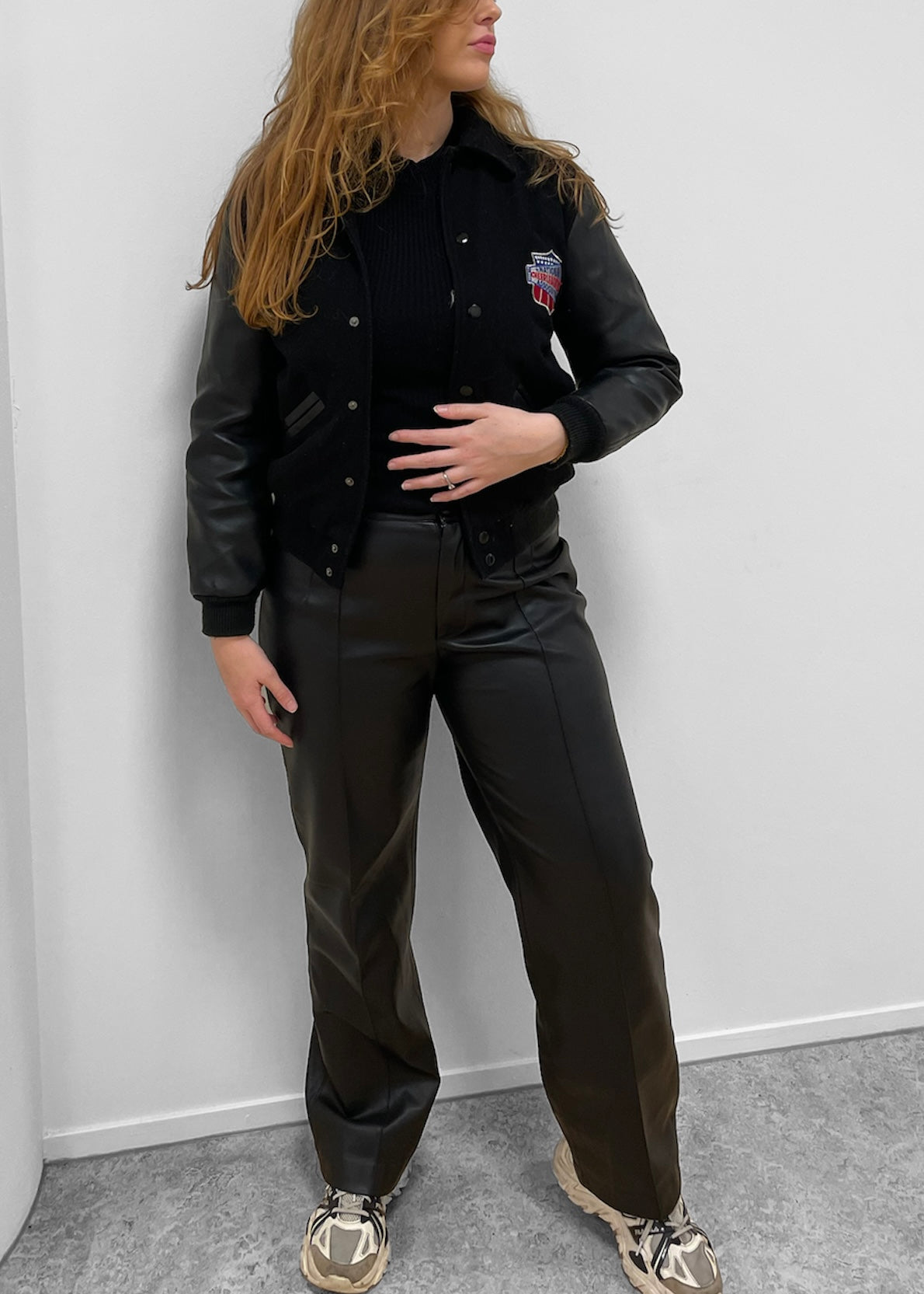 Vintage Cheerleaders Baseball Jacket