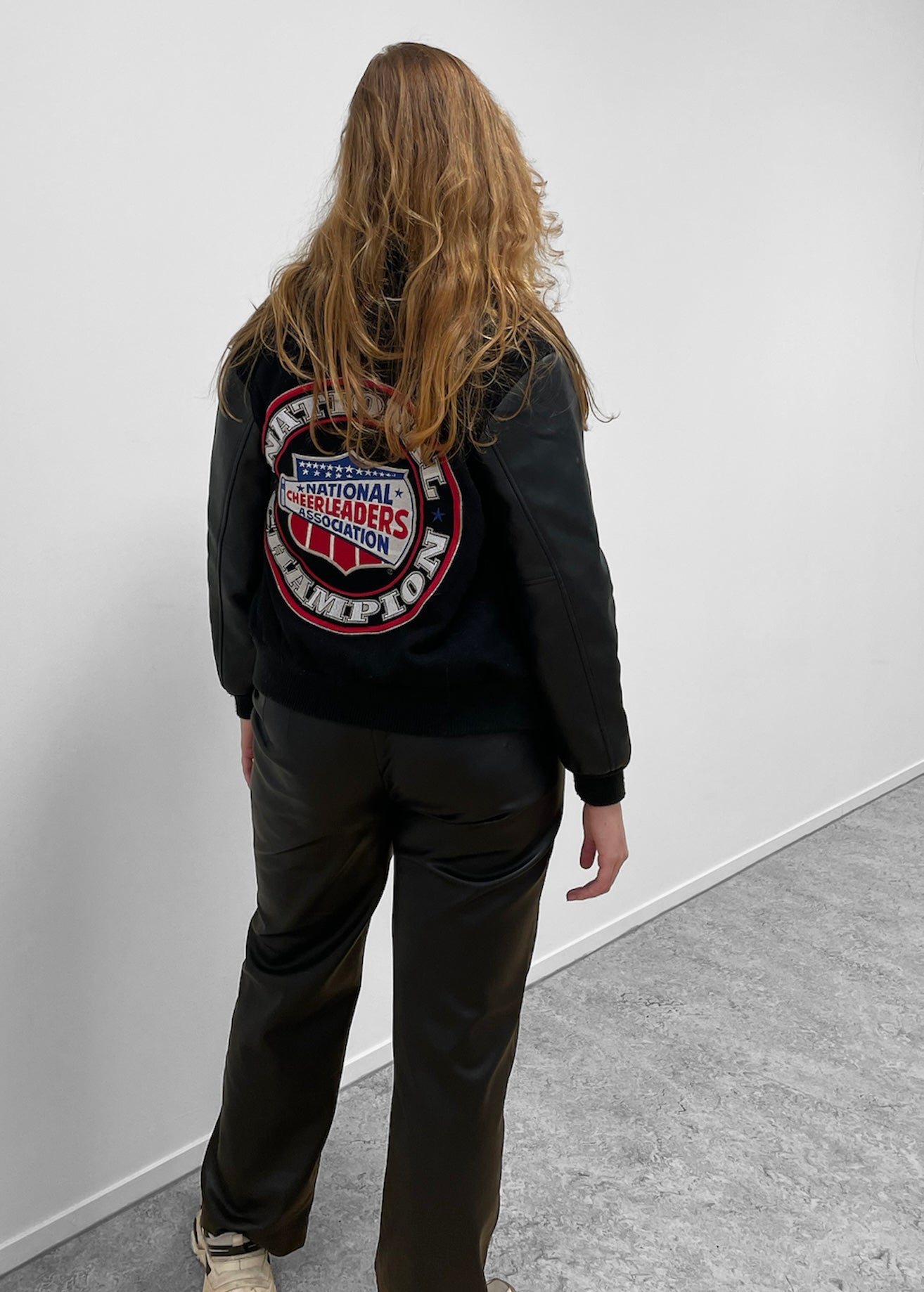 Vintage Cheerleaders Baseball Jacket