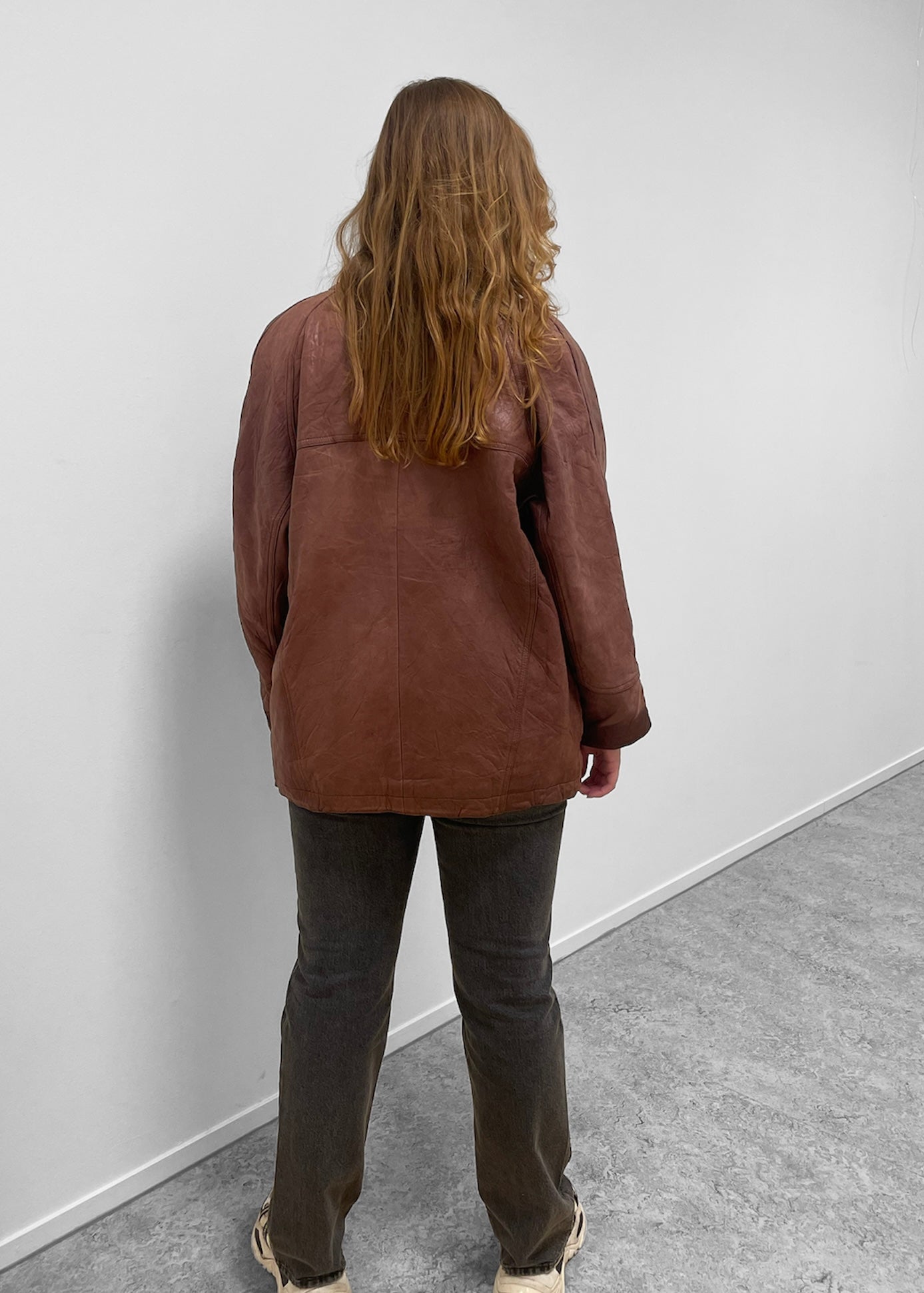 Vintage Leather Jacket XL