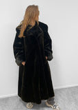 1950s Full Length Moppy Coat XL