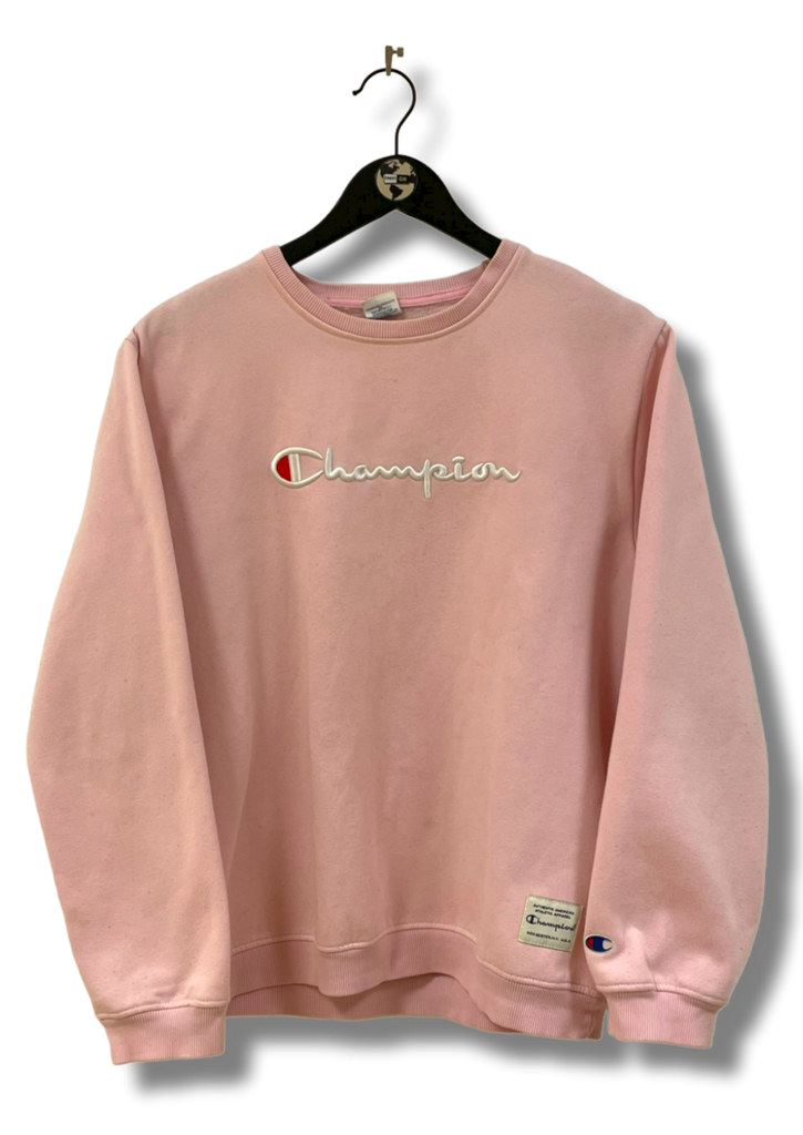 Champion Soft Pink Sweater L Thrift On Store