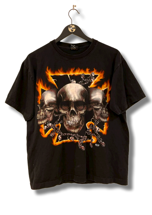 Vintage Skull Graphic Tee L