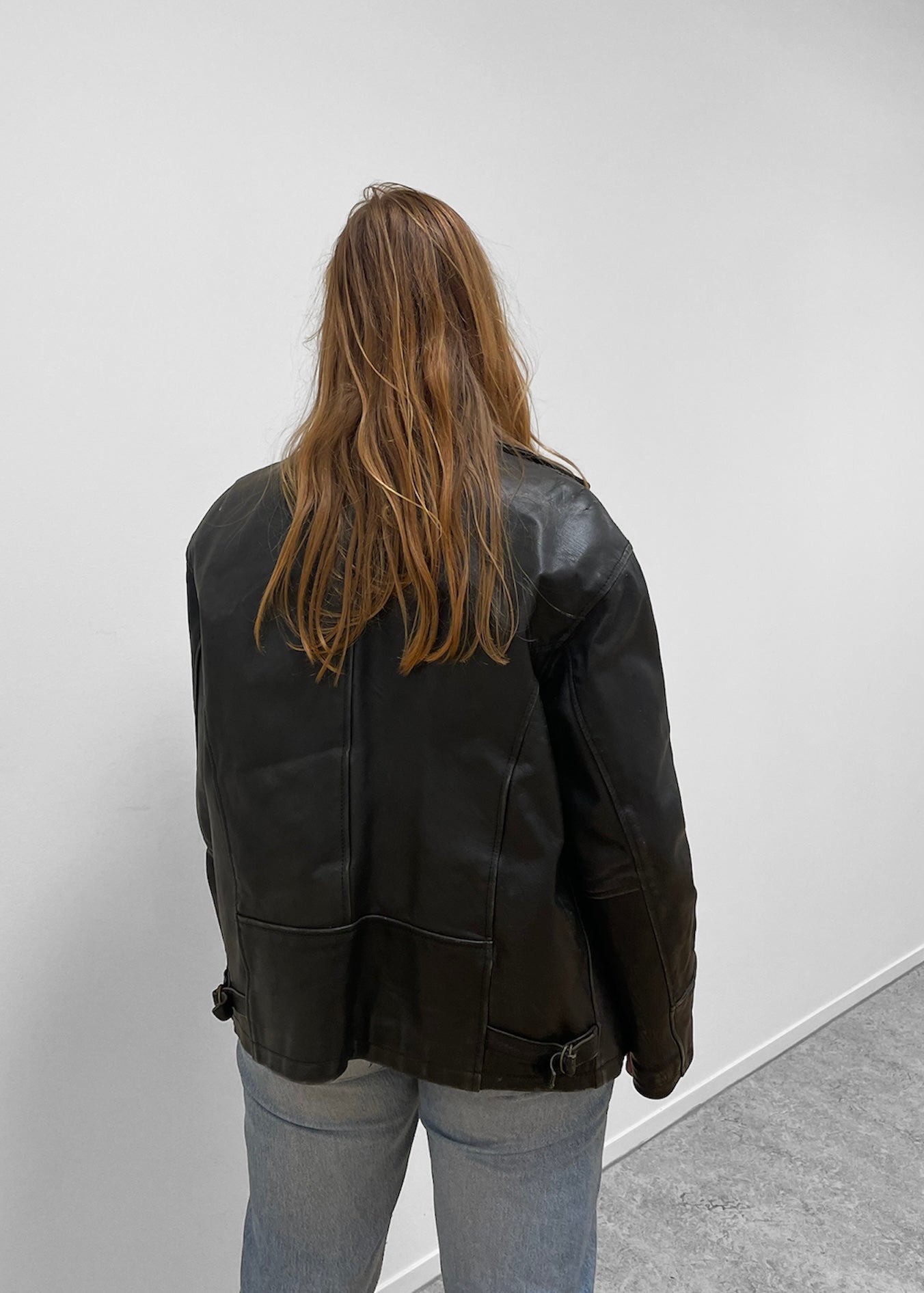 Vintage MDK Leather Jacket L