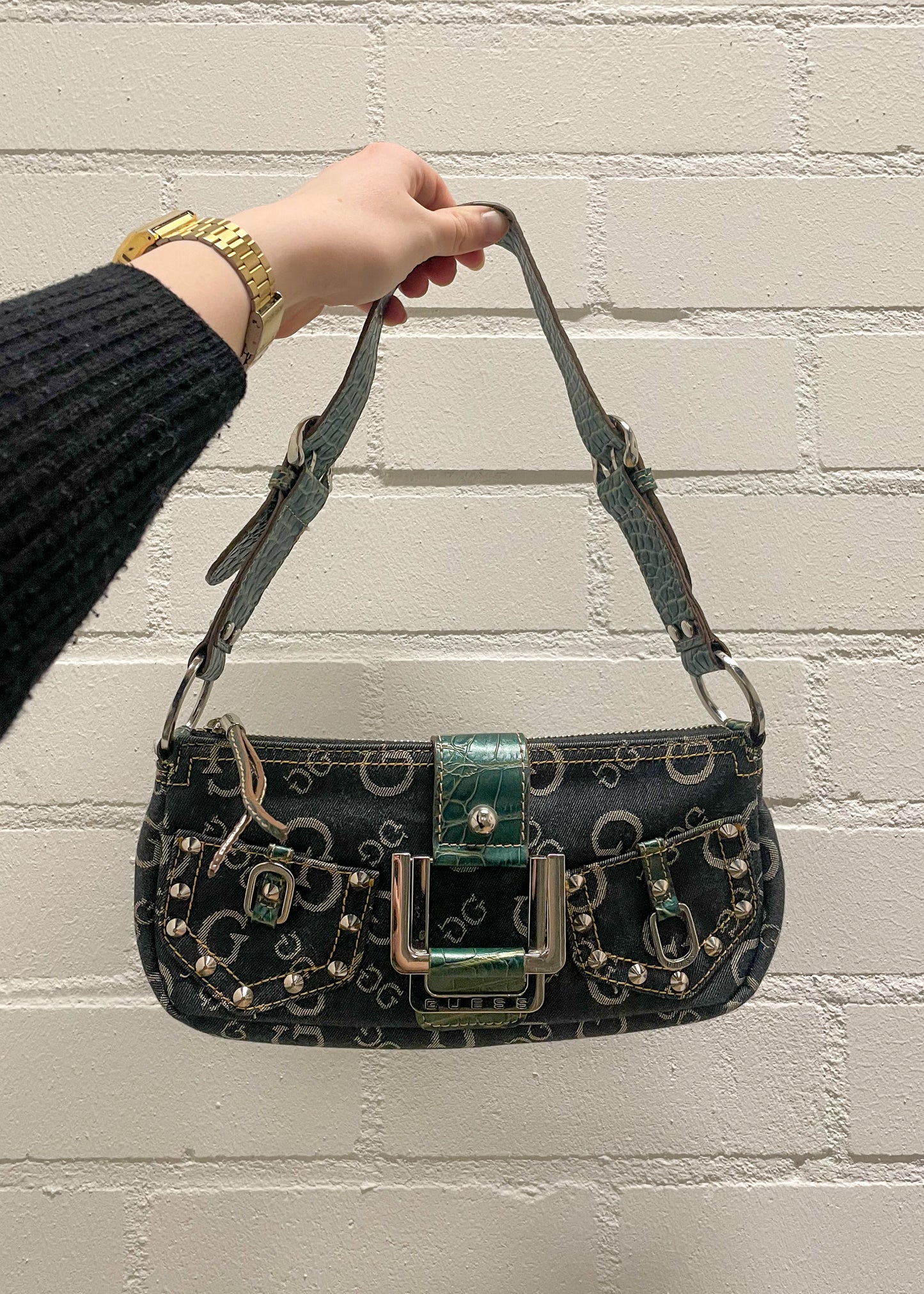 Vintage Guess monogram bag