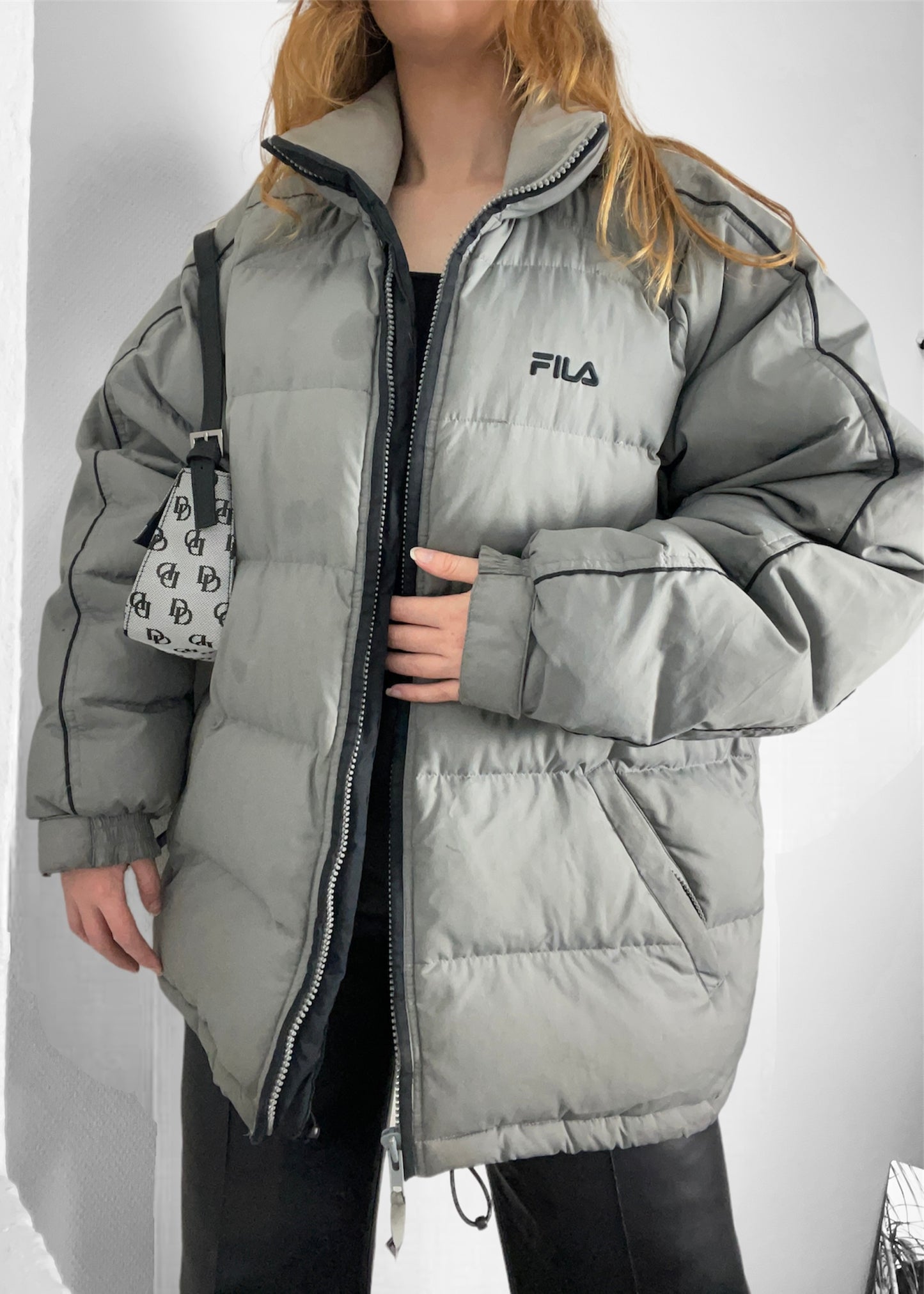VINTAGE FILA PUFFER JACKET L