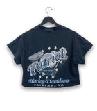 Harley Davidson Cropped Shirt M