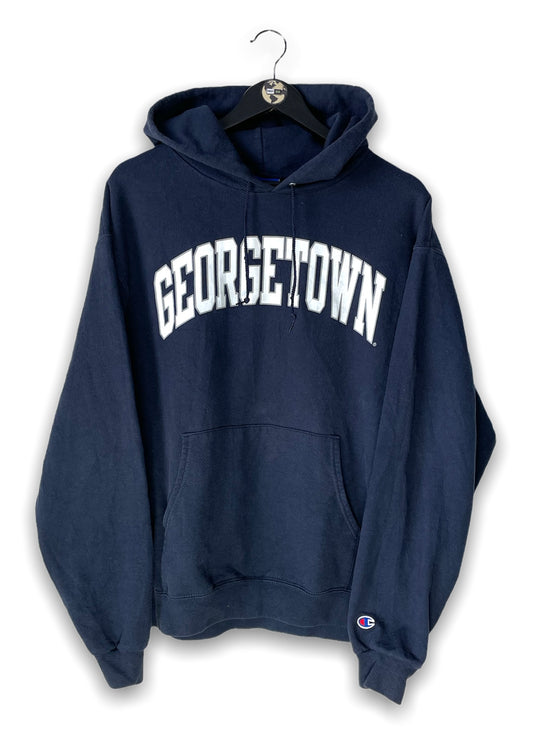 Vintage Champion Georgetown Hoodie L