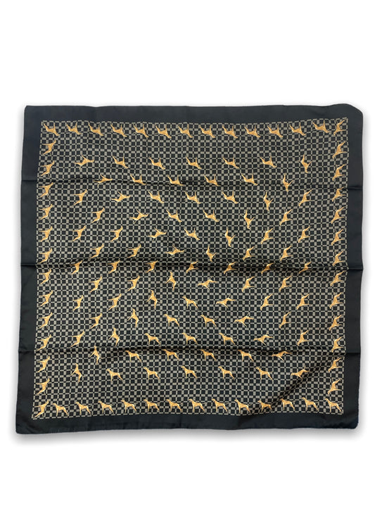 Vintage Silky Dog Headscarf