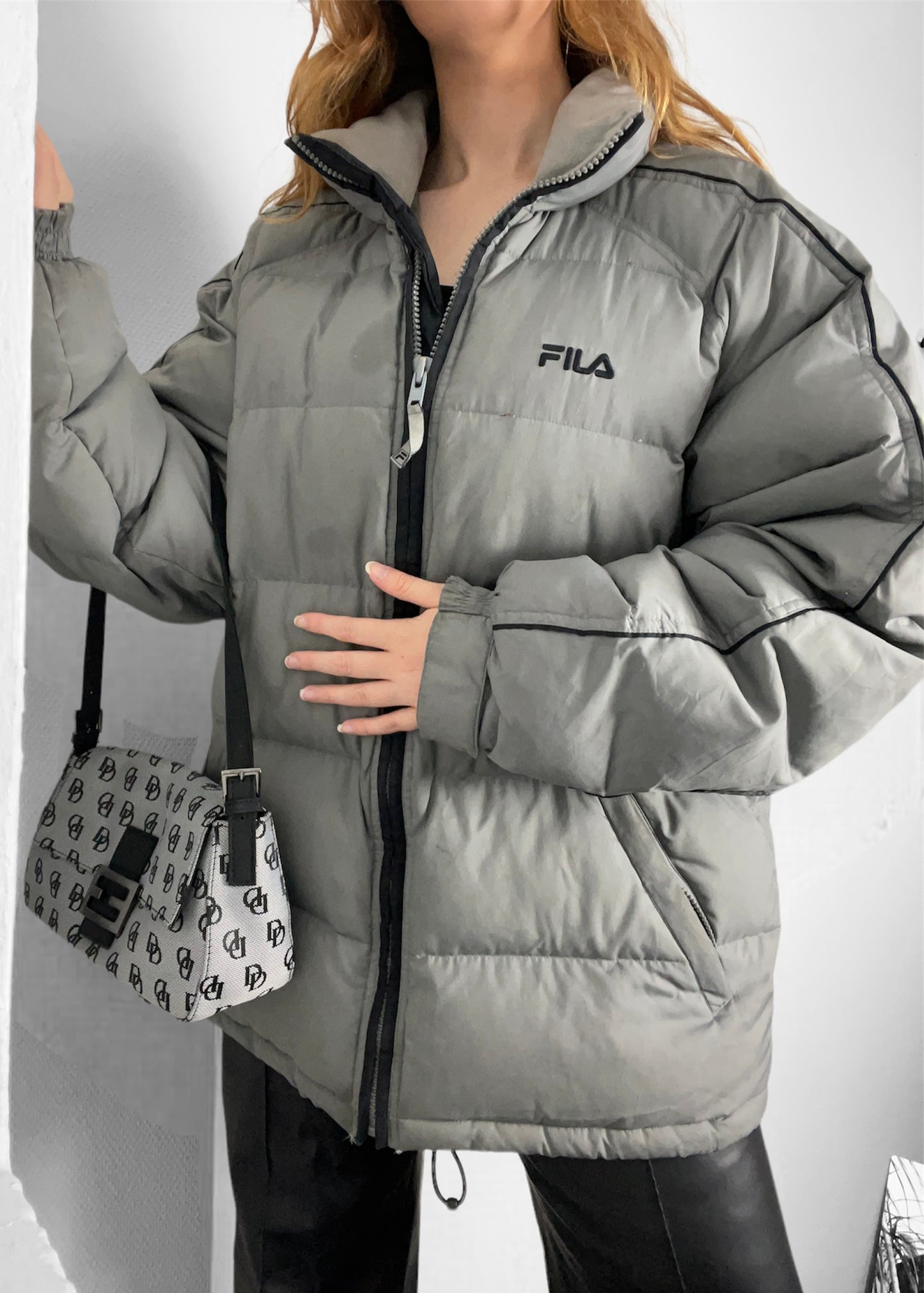 VINTAGE FILA PUFFER JACKET L