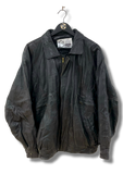 Vintage Leather Bomber Jacket L
