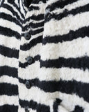 Zebra Fluffy Vest