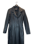 Faux Leather Trenchcoat M