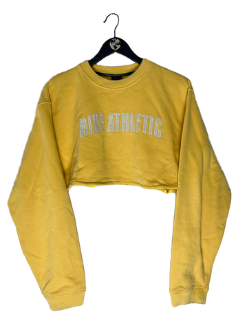 Nike Cropped Spellout Sweater M