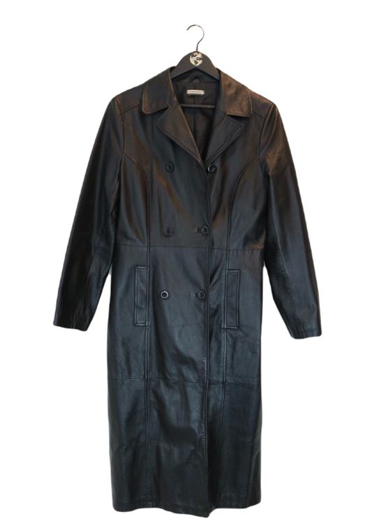 Real Leather Trenchcoat Jacket M