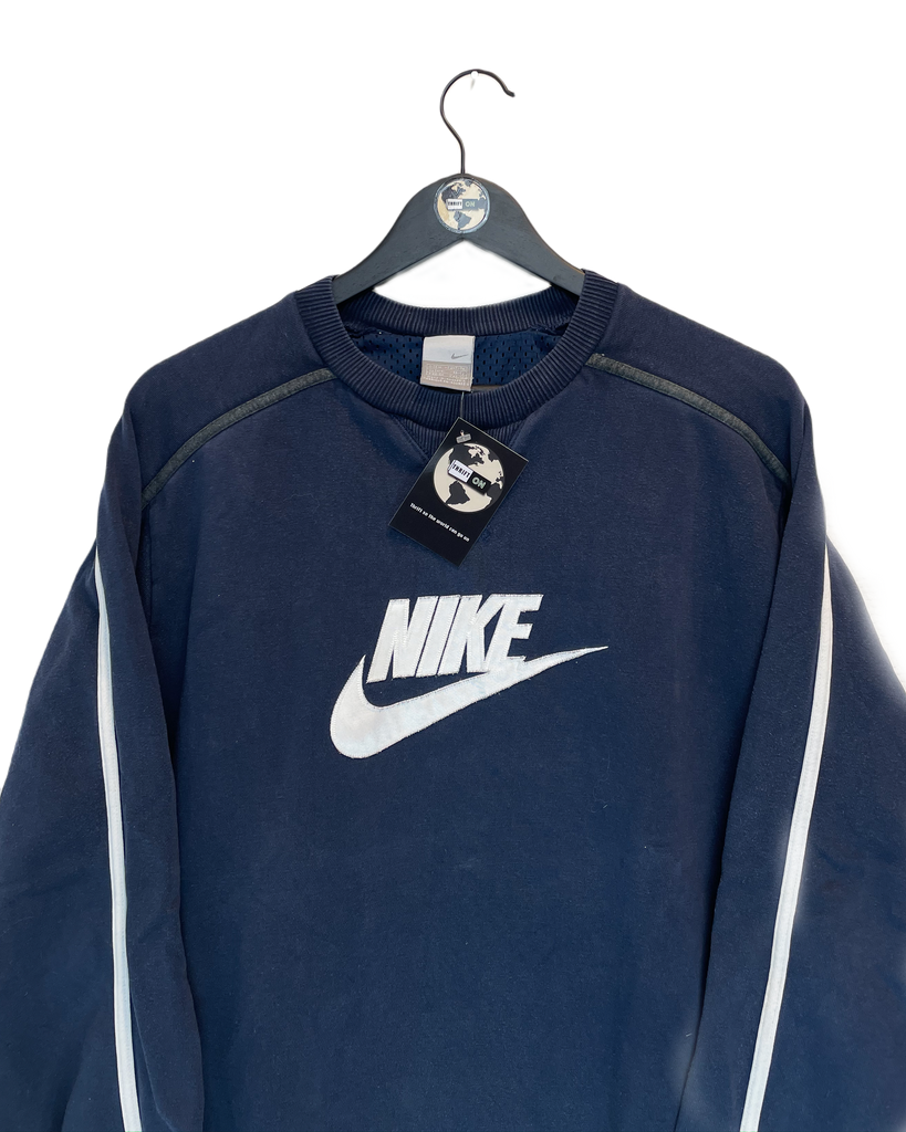 Nike vintage blue sweater hotsell