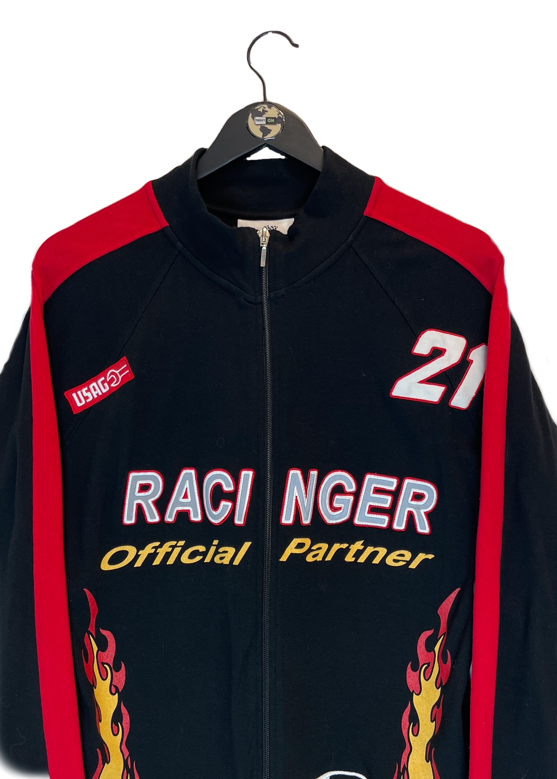 Reflective Racing Zip Up