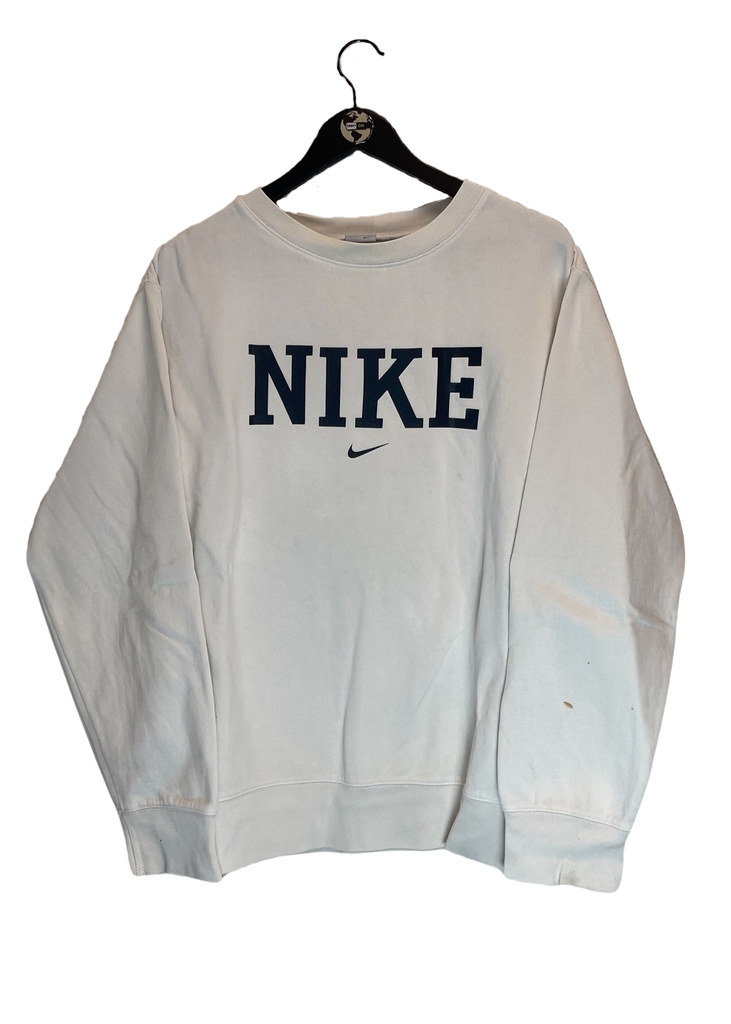 Vernauwd Politie Premier Vintage Nike Spellout Sweater L – Thrift On Store