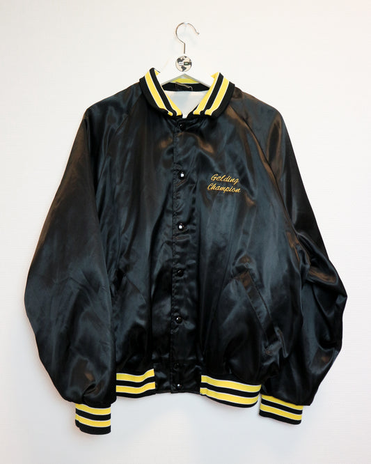 USA Satin Bomber Jacket L