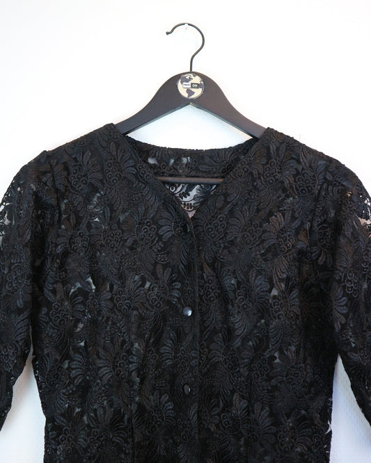 Vintage Lace Top M